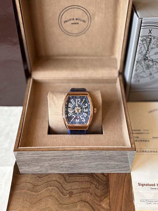Franck Muller Vanquard 45 mm Gold And Blue