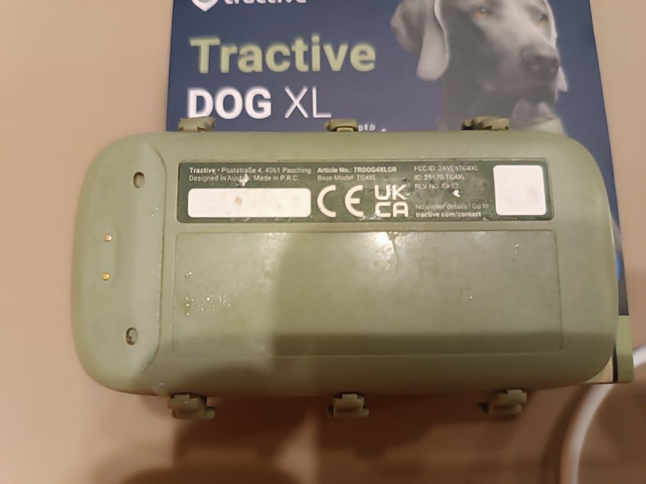 Тракер, GPS  за куче. Tractiv dog XL. С платен абонамент.