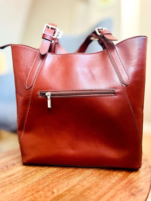 Нова кожена чанта Vera (Италия) / Brand new leather bag Vera (Italy)