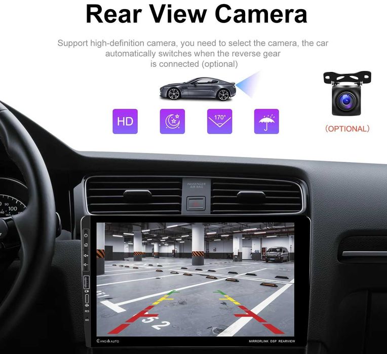 Мултимедия 4+64GB 8 ядрен навигация за кола автомобил Android Auto CP