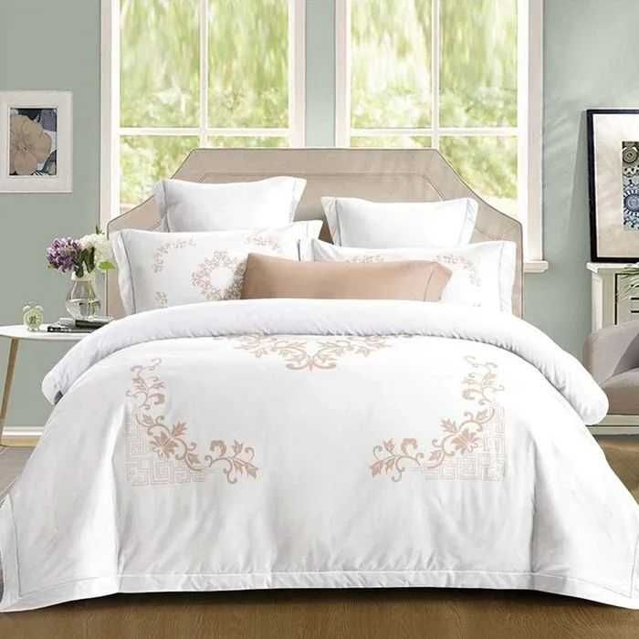 Premium серия, долен чаршаф с ластик, 100% памук 1 бр. х плик за завивка 200 x 230 cm 1 бр. х долен чаршаф с ластик 180 x 200 cm + 25 cm + калъфки