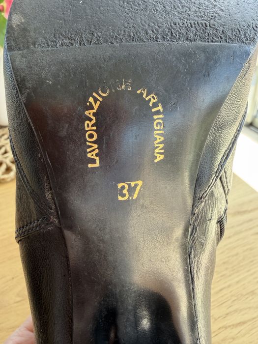 Patrizia Rigotti botine scurte piele natirala