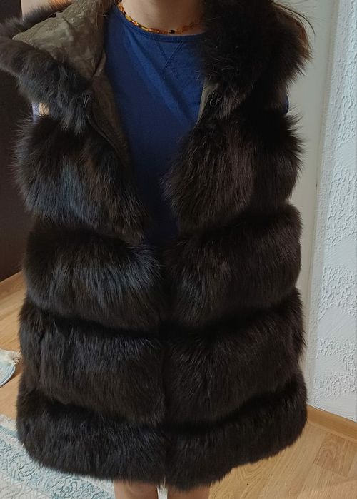 Жилет натуральный меха