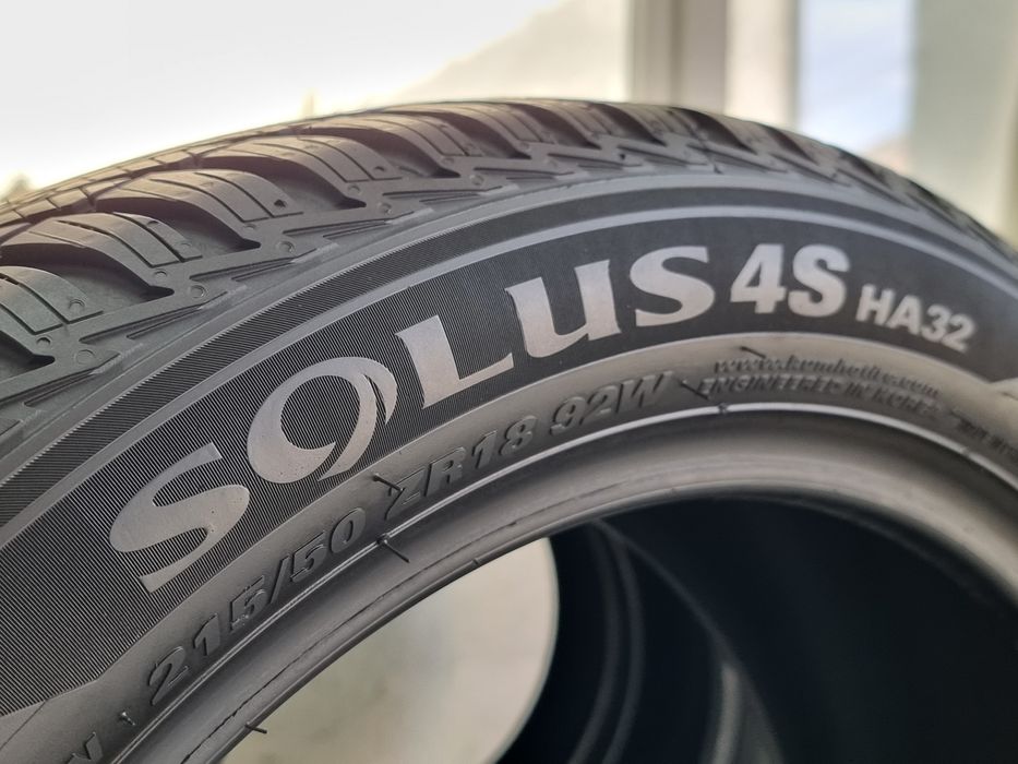 "Dot 23" 215/50/18 Kumho 4Броя: 650лв 7мм на 500км!