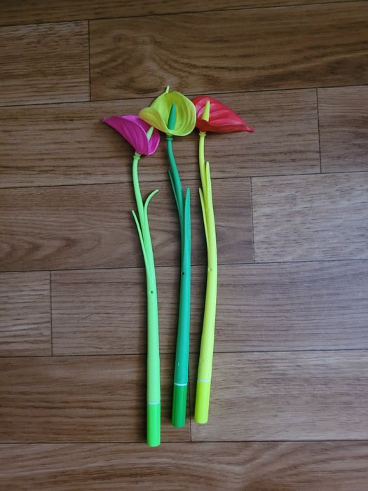 Ручки шариковые Цветы