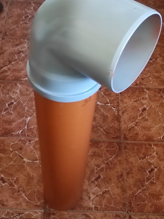 Țeava PVC 160 / Cot PVC 90° 160