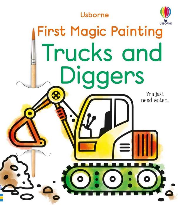 Carte de pictat cu apa Magic painting Usborne