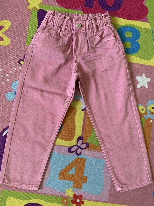 Lot 6 pantaloni fetite 110 cm, H&M, noi/ impecabili