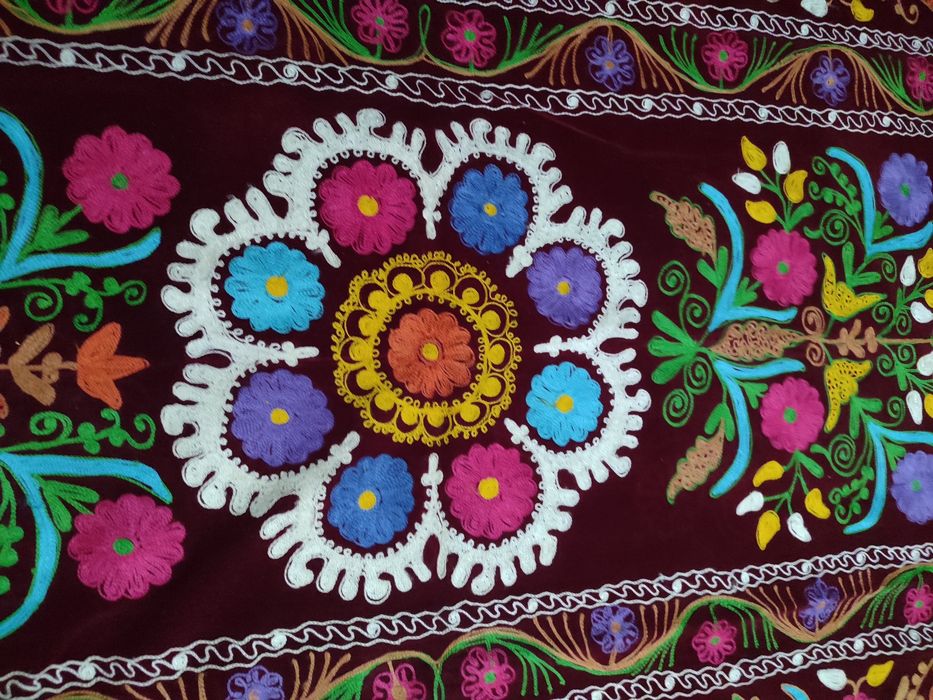 Suzana vilur toʻq qizil  rang