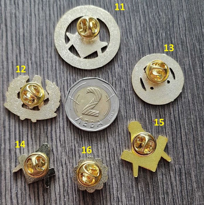 Значки монети Масони ръкавели токени щипка за пари и други