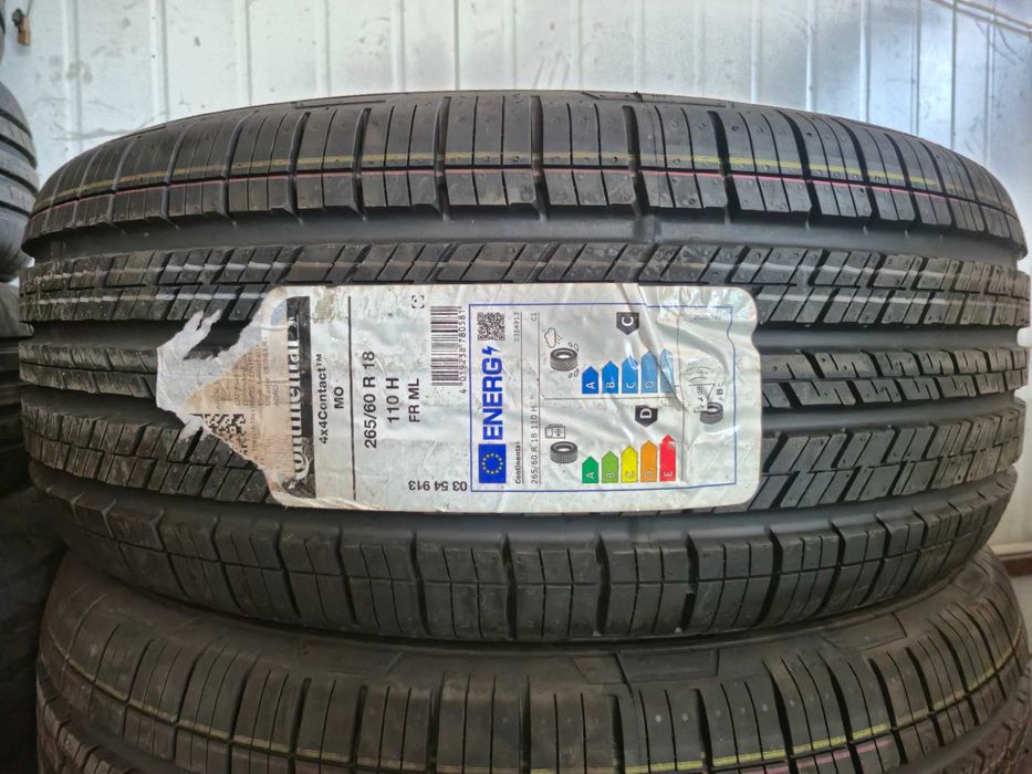 4 Anvelope M+S - 265/60/18 110H XL - Continental 4X4 Contact OE MO ML - NOU - DOT 2024 !