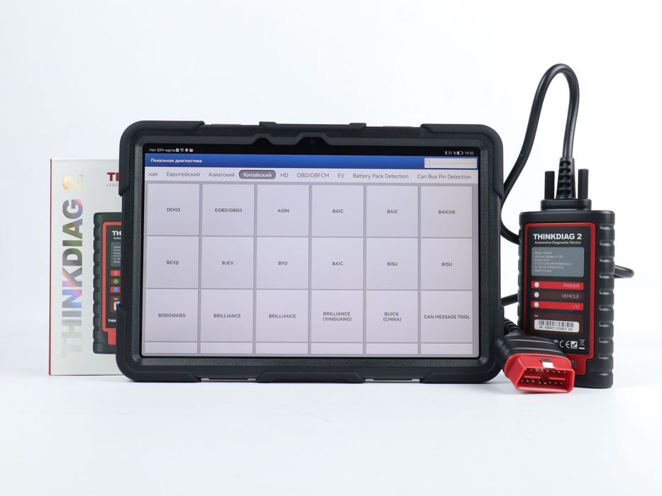 LAUNCH THINKDIAG 2 автосканер + планшет, сервер X-PRO 5, CAN-FD, DOIP