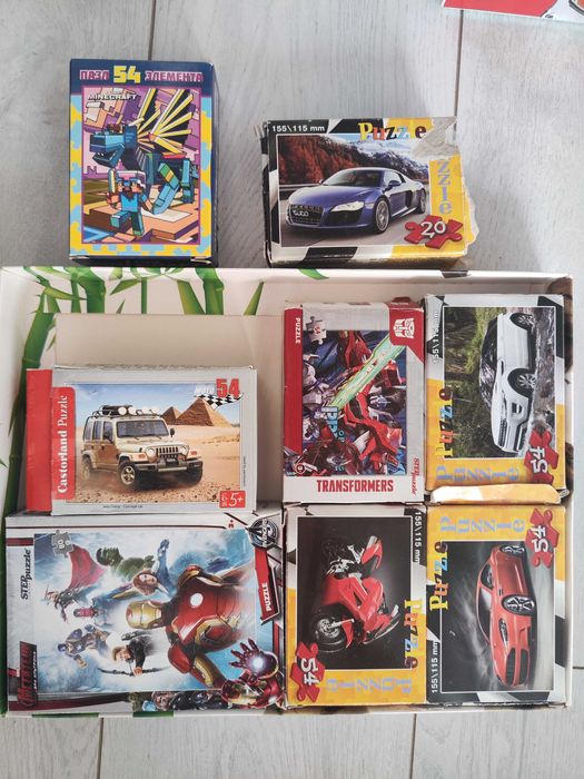 Пазлы детские разные 1000 тг