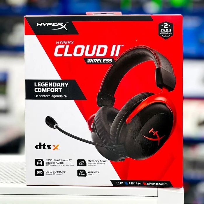 Hyperx Cloud 2 Wireless 7.1/ СКИДКА Беспроводные Наушники/Гарнитура