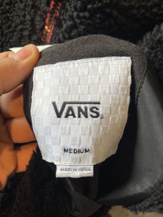 Geaca  de iarna Sherpa vans cu dubla față, unisex marimea M