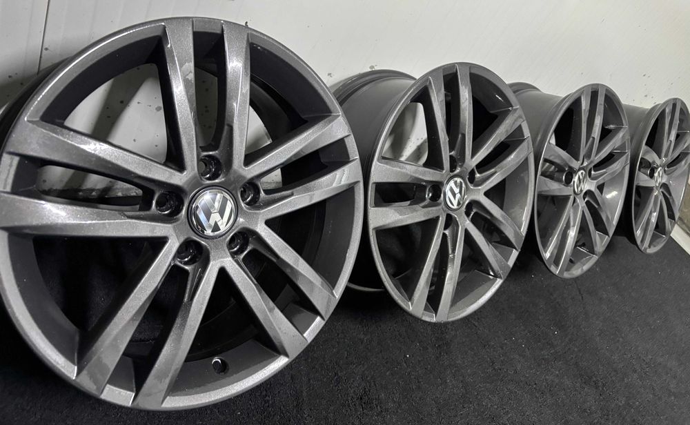 Set jante aliaj r17 5x112 originale VAG vw skoda golf octavia passat