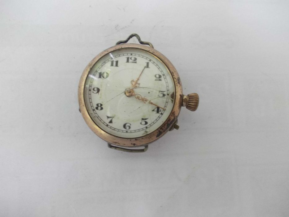 Ceas vechi de buzunar defect din argint 5