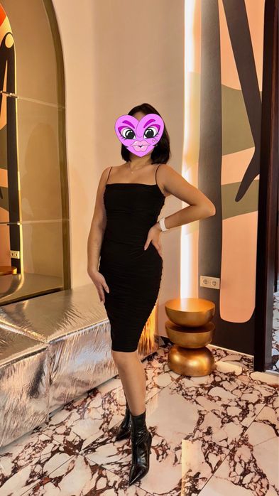 Продам черное платье стрейч