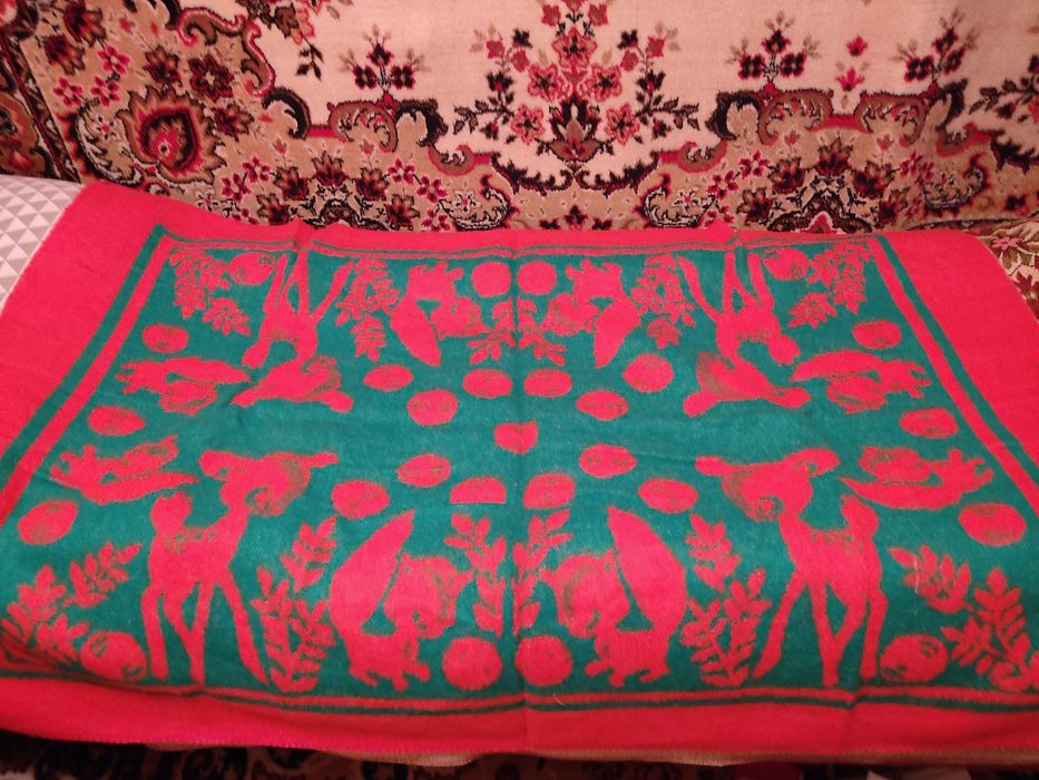 Детское одеяло шерстяное