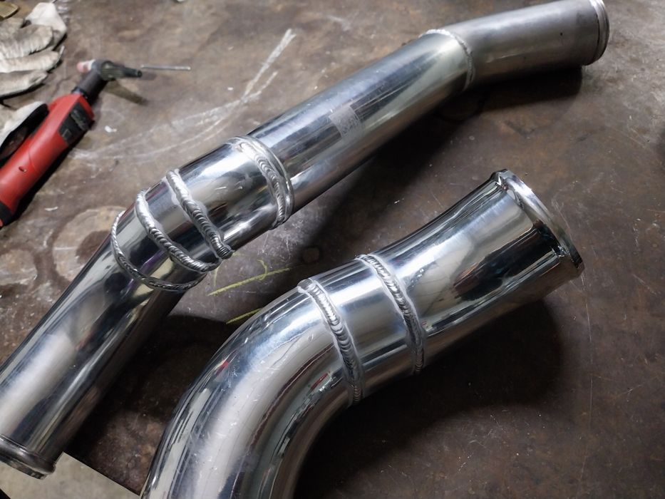 Evacuari custom inox,downpipe ,traseu aluminiu ,inox,