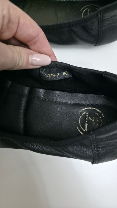 Pantofi casual dama(balerini) Formazione, piele, 38