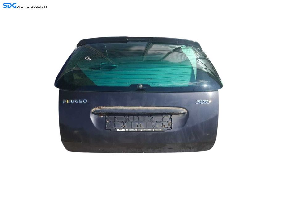 Haion Hayon Portbagaj Dezechipat cu Luneta Geam Sticla Peugeot 307 SW Break 2001 - 2008 (Prezinta Rugina langa Bandou) [LC1467]