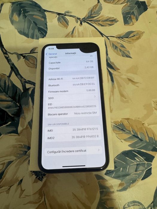 Iphone 11 pro  Gold 64 gb