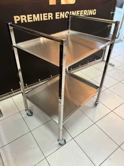 Тележка 3х полочная от производителя. Нержавейка