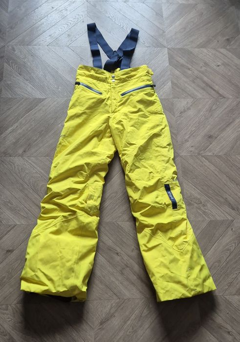 Pantaloni de schi galbeni
