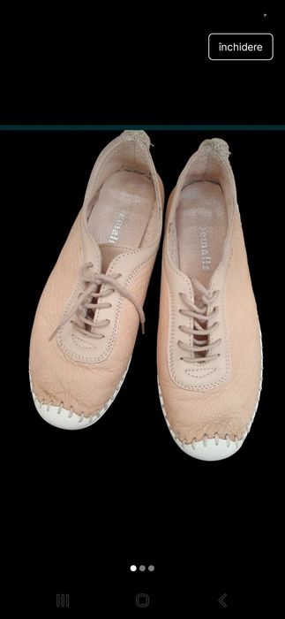 Pantofi casual/ eleganti din piele naturala, marimea 37