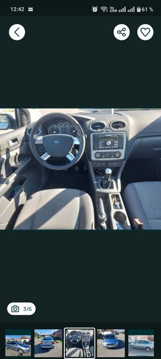 Ford Focus Sedan  înmatriculat