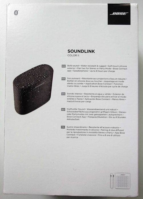 Boxa Bose Bluetooth SoundLink Color II, Neagra, in cutie, ca noua