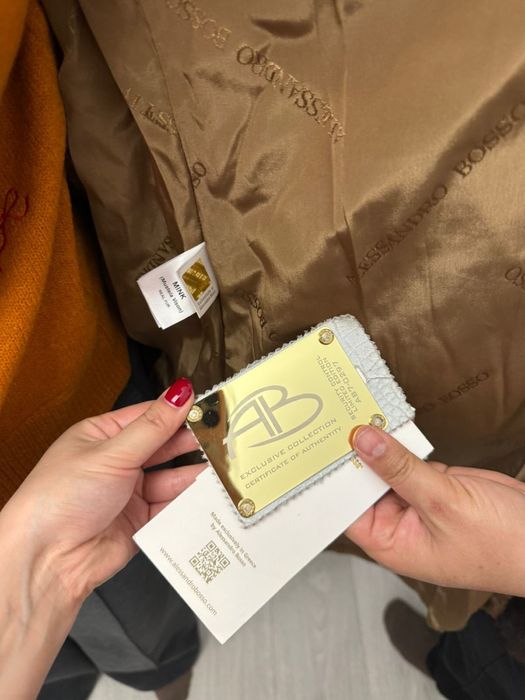 Норковая шуба Alessandro Bosso, Made in E.U.