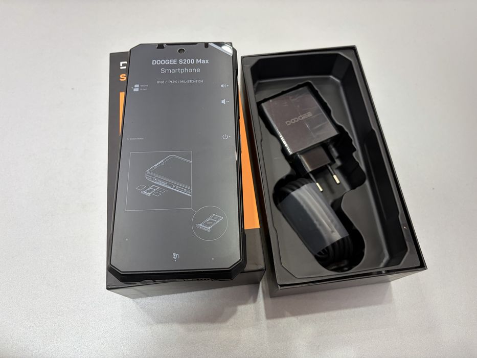 Smartphone Doogee S200 Max, 512GB, 36GB RAM, 5G, Black, nou la cutie