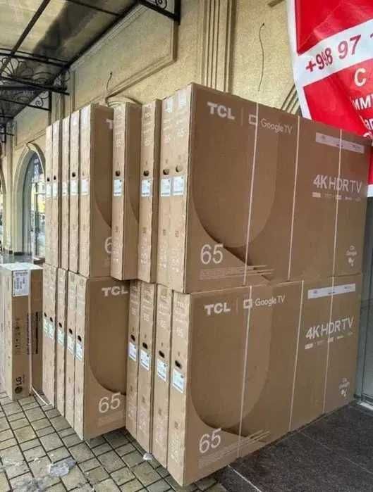 TCL 55*65 4 К SmartTV прошивка канал доставка есть   установка  24/7