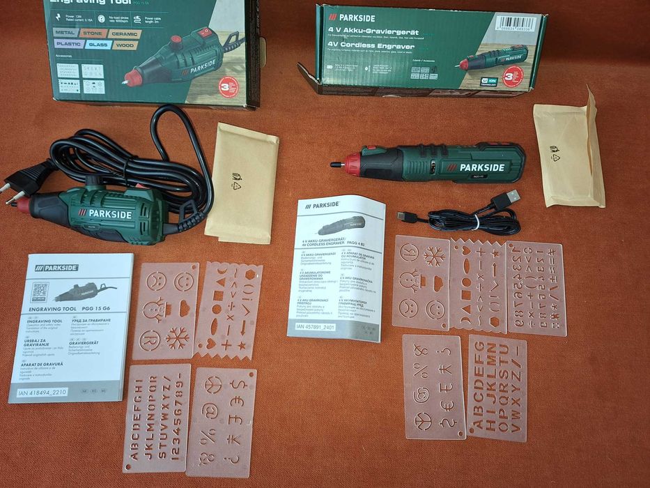 Aparat pentru gravura pe sticla, fier, lemn piatra