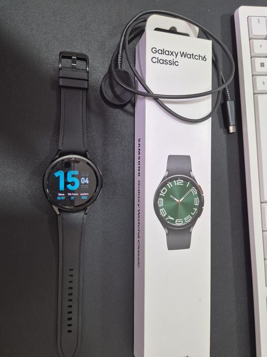 Samsung Galaxy Watch 6 Classic 47mm sotiladi yoki Trade-in qilinadi!