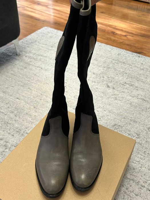 Cizme PIELE NATURALA dama/femei Tommy Hilfiger mar 36 putin purtate