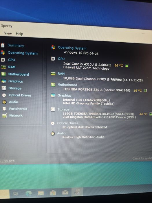 Laptop Toshiba Portege Z30-C-16K