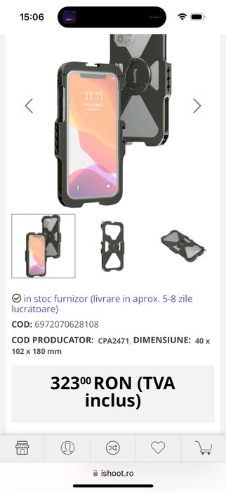 SmallRig Carcasa Iphone 11 pro, 11, X, XS, XR