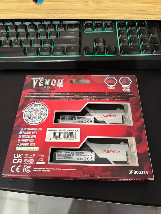 Memorie Patriot Viper Venom 32GB DDR5 6000MHz CL30 Dual Channel Kit