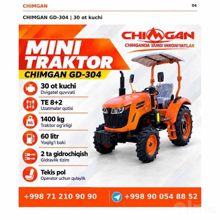 Traktor Chimgan GD 304