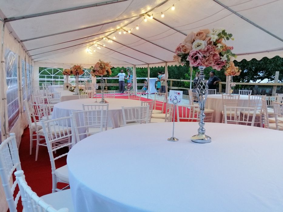 Închiriez Cort/Corturi pt nunta/cumetrie/botez, Mese, Scaune,decor,
