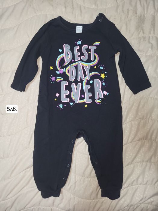 Дрехи за момиче 12м.-18м./86см. Запазени.