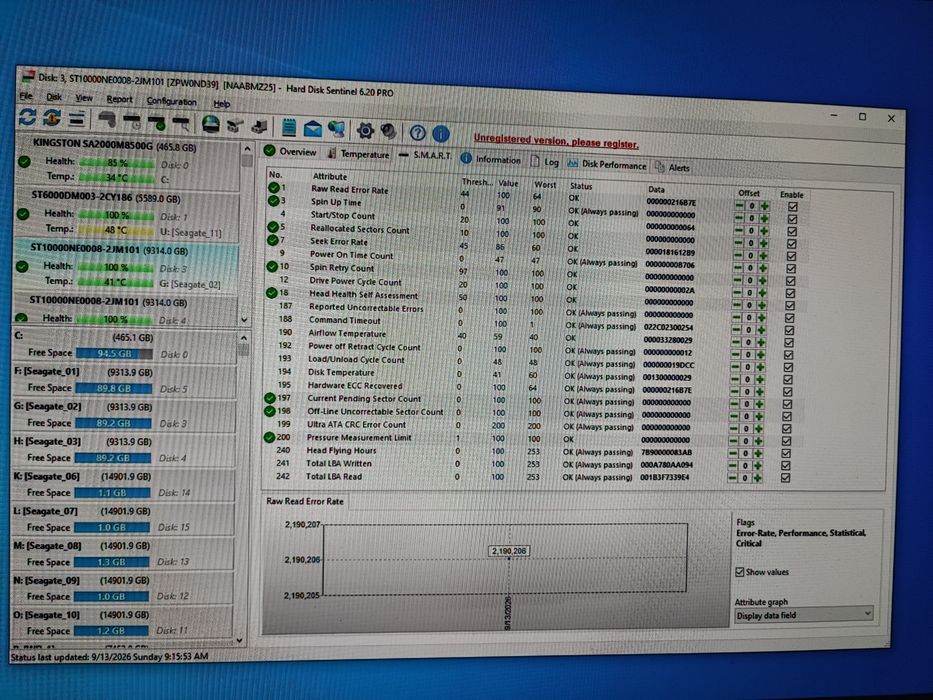 3xHDD Seagate IronWolf PRO 10TB (VANDUT)