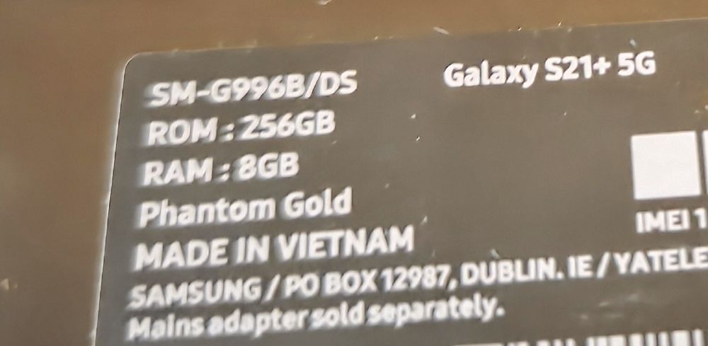 Samsung galaxy s21 plus 256 gb-5G