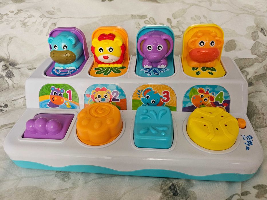 Музикална играчка Playgro + Изскачащи животни и светлини 1-3 г.