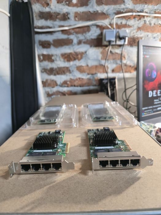 Мрежова сърварна карта Intel Ethernet server adapter X540-T2 И I350 - T4 V2