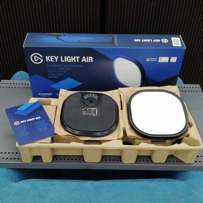 Lampa LED Elgato Key Light Air si Stand Birou - streaming, videoclipuri și întâlniri
