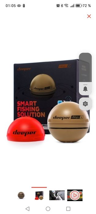 Продам б/у эхолот. Deeper Smart Sonar Chirp+ 2